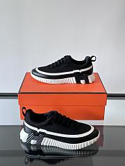 Hermes Bouncing Black White Sneaker  - 2