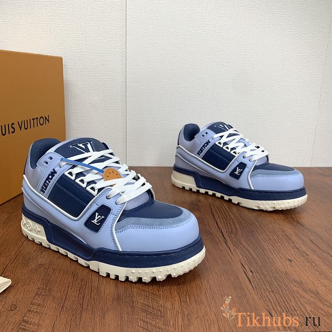 Louis Vuitton LV Maxi Trainers Blue Sneaker  - 1