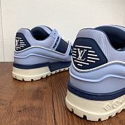 Louis Vuitton LV Maxi Trainers Blue Sneaker  - 5