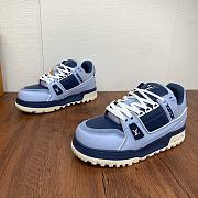 Louis Vuitton LV Maxi Trainers Blue Sneaker  - 2