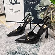 YSL Black Heel 10cm - 3
