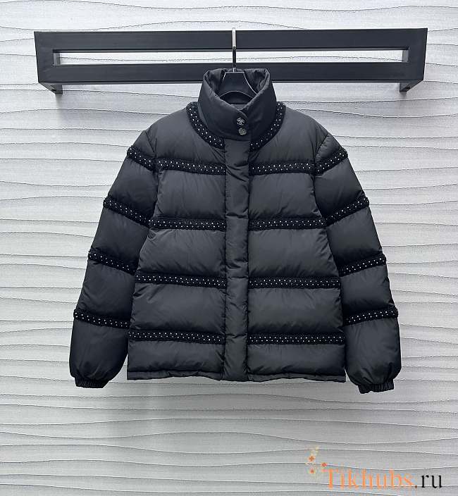 Chanel Quilted Black Jacket - 1