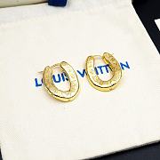 Louis Vuitton LV Gold Earrings 03  - 4
