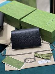Gucci Super Mini Dionysus Bag Black 16.5x10x4.5cm - 3