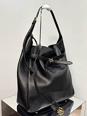 Balenciaga Bel Air Large Hobo Bag Black 44x40x15cm - 2