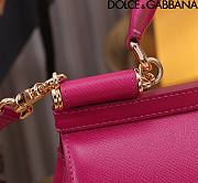 Dolce & Gabbana Small Sicily Pink Handbag 18x11x6cm - 5