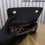 Dolce & Gabbana Small Sicily Navy Blue Handbag 18x11x6cm - 6