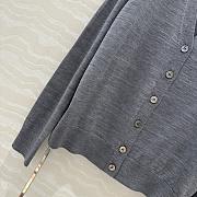 Prada Grey Cashmere Cardigan - 4