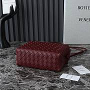 Bottega Veneta Small Loop Camera Bag Red Wine 22x15.5x9cm - 5