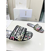 Dior Dway Embroidered Cotton Slides - 4