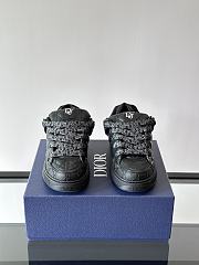 Dior B9S Skater Black Cannage Calfskin Sneaker - 2