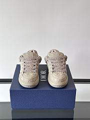 Dior B9S Skater Beige Cannage Calfskin Sneaker - 3