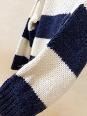 Celine Blue White Sweater - 2