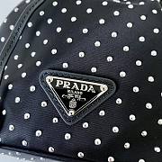 Prada Re-Nylon Mini-bag Black Studs Bag 19.5x15.5x10cm - 2