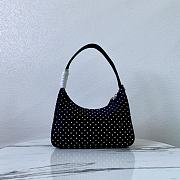 Prada Re-Edition Re-Nylon Mini bag Studs Black 22x17x6cm - 5