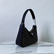 Prada Re-Edition Re-Nylon Mini bag Studs Black 22x17x6cm - 2