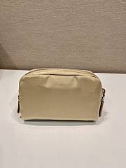 Prada Re-Nylon Necessaire Beige 12x8x3.5cm - 2