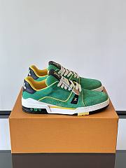 Louis Vuitton LV Green Trainer Sneaker  - 1