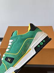 Louis Vuitton LV Green Trainer Sneaker  - 4