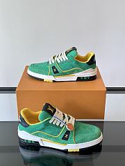 Louis Vuitton LV Green Trainer Sneaker  - 2