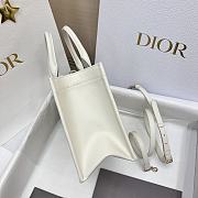 Dior Small Book Tote White Macrocannage 26.5 x 21 x 14 cm - 4