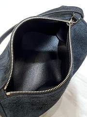 The Row 90s Small Suede Tote Black 19.5x10x8cm - 2