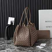 Bottega Veneta Medium Andiamo Parachute Tote Brown 30x26x20cm - 5