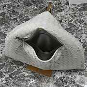 Bottega Veneta Small Hop Grey 41x20.5x7.5cm - 5