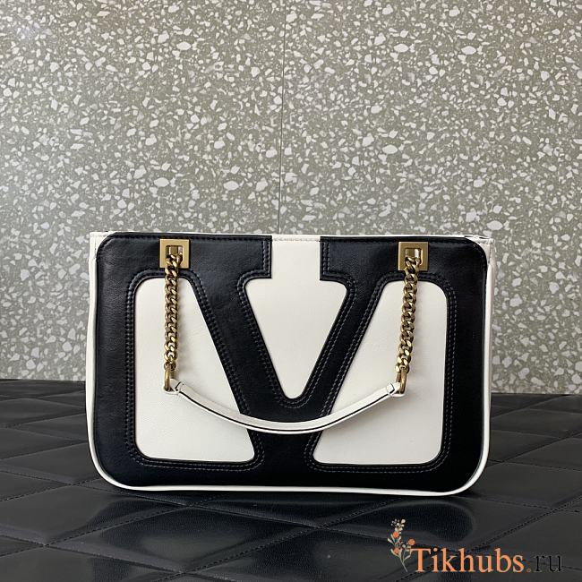 Valentino Garavani Viva Superstar Small Bag Black White 27x18x3cm - 1