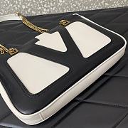Valentino Garavani Viva Superstar Small Bag Black White 27x18x3cm - 5
