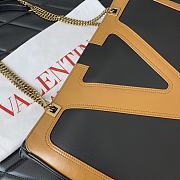 Valentino Garavani Viva Superstar Medium Bag Black Brown 37x26x2cm - 5