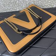 Valentino Garavani Viva Superstar Medium Bag Black Brown 37x26x2cm - 4