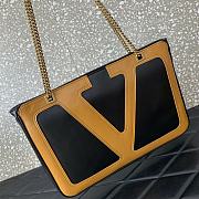 Valentino Garavani Viva Superstar Medium Bag Black Brown 37x26x2cm - 2