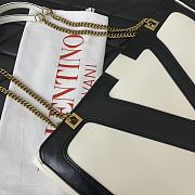 Valentino Garavani Viva Superstar Medium Bag Black White 37x26x2cm - 2