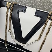 Valentino Garavani Viva Superstar Medium Bag Black White 37x26x2cm - 3