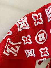 Louis Vuitton LV Red Scarf 34x220cm - 3