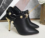 Versace Harness Black Bootie 10cm - 3