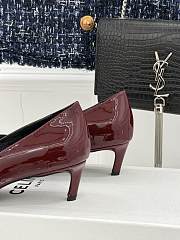 Celine Red Wine Heel 5cm - 5