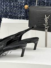 Celine Alma Triomphe Slingback Patent Black 5cm - 3