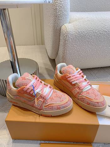 Louis Vuitton LV Trainer Orange Sneaker 