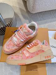 Louis Vuitton LV Trainer Orange Sneaker  - 4