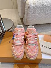 Louis Vuitton LV Trainer Orange Sneaker  - 3
