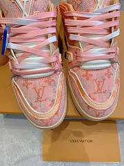 Louis Vuitton LV Trainer Orange Sneaker  - 2