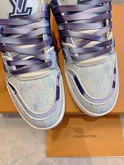 Louis Vuitton LV Blue Trainer Sneaker  - 5