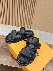 Louis Vuitton LV Full Black Sandal - 4