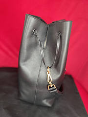 YSL Pochon Shoulder Bag Black 24x30x12cm - 5