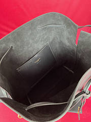 YSL Pochon Shoulder Bag Black 24x30x12cm - 3