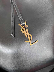 YSL Pochon Shoulder Bag Black 24x30x12cm - 2