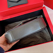 YSL Loulou Mini Bag Black Lambksin 20x12x5cm - 3