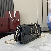 Gucci Blondie Small Shoulder Bag Black Patent 29.5x12.5x7cm - 5
